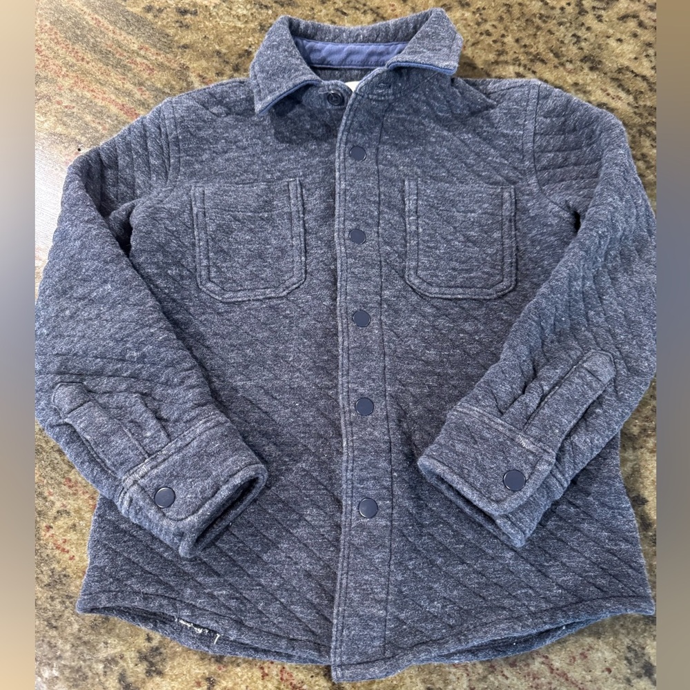 Crew Cuts Navy Blue Overshirt/Buttondown